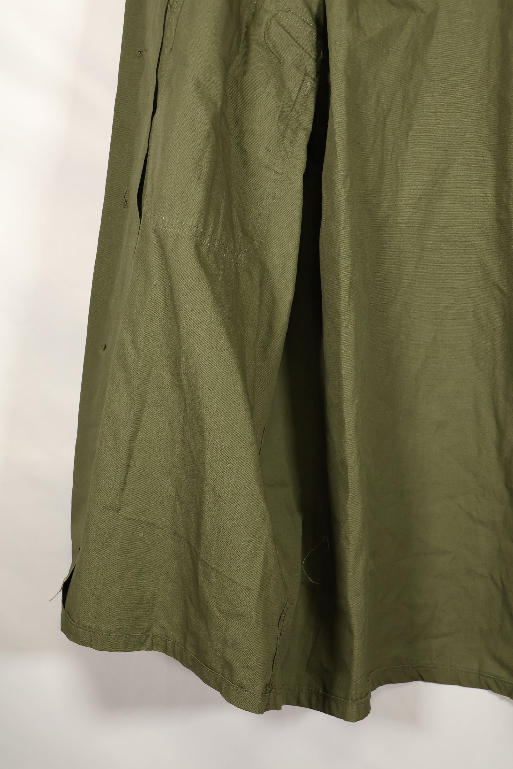 1960年代　推定Medium　アメリカ海軍　ユーティリティシャツ　ポップリン　薄手生地　ほぼ未使用品