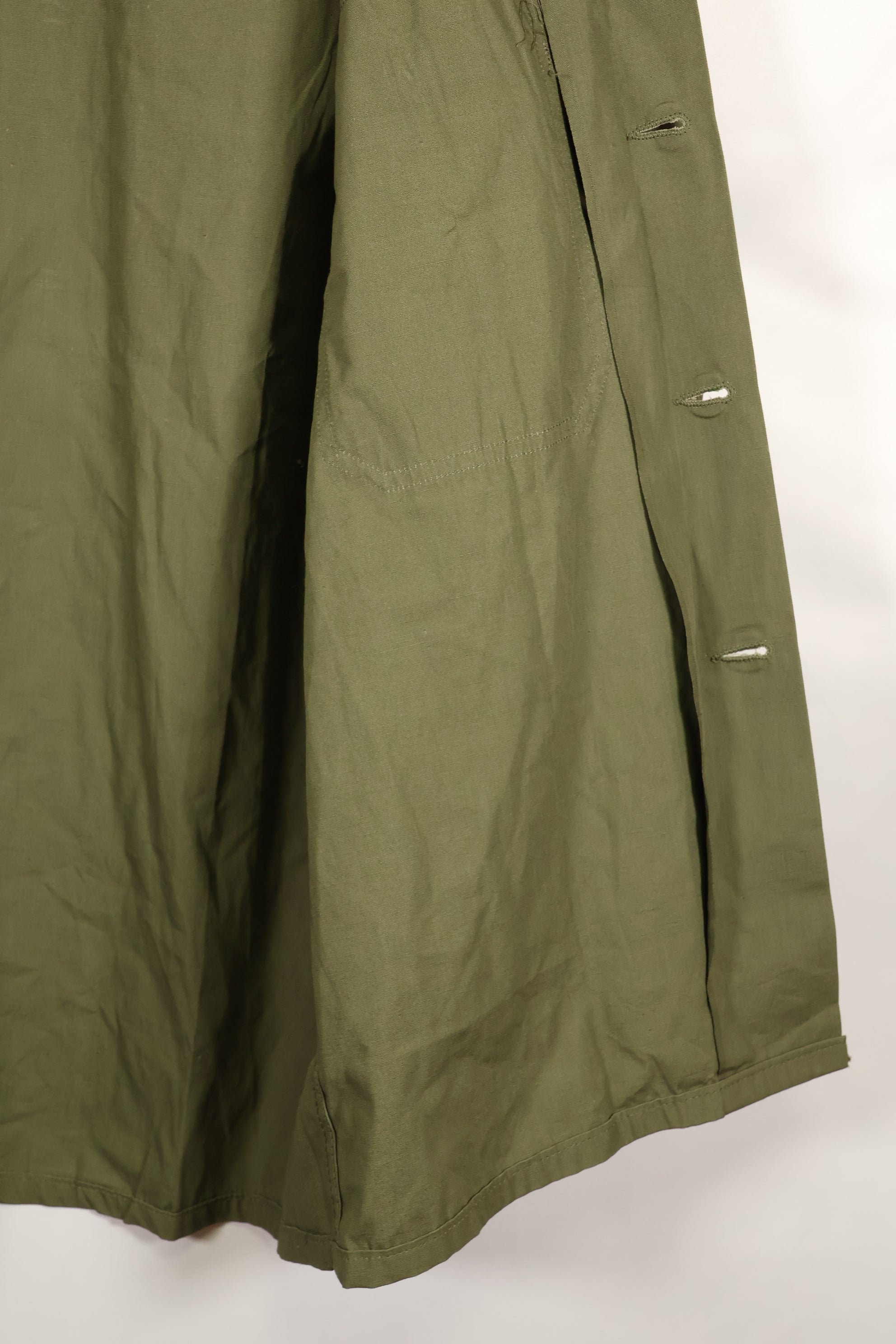 1960年代　推定Medium　アメリカ海軍　ユーティリティシャツ　ポップリン　薄手生地　ほぼ未使用品