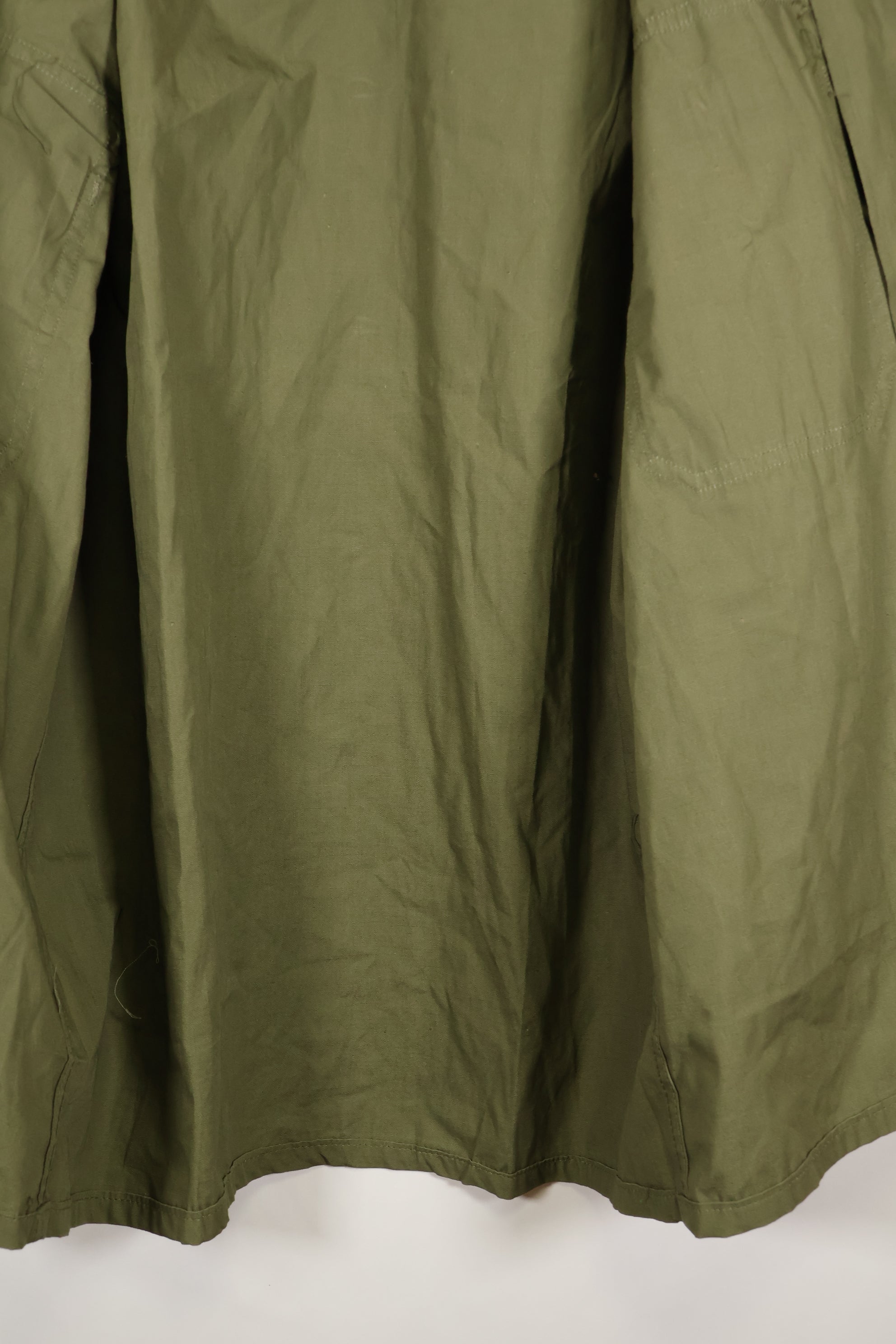 1960年代　推定Medium　アメリカ海軍　ユーティリティシャツ　ポップリン　薄手生地　ほぼ未使用品