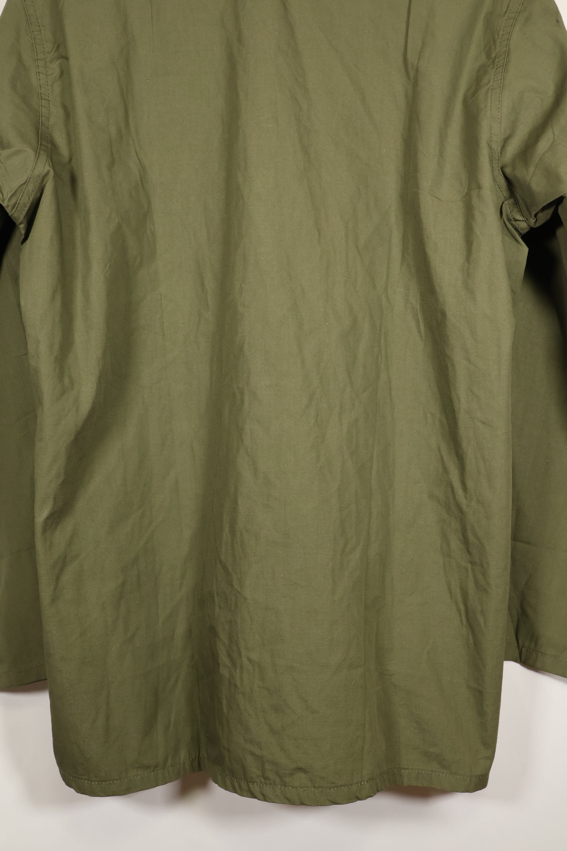 1960年代　推定Medium　アメリカ海軍　ユーティリティシャツ　ポップリン　薄手生地　ほぼ未使用品