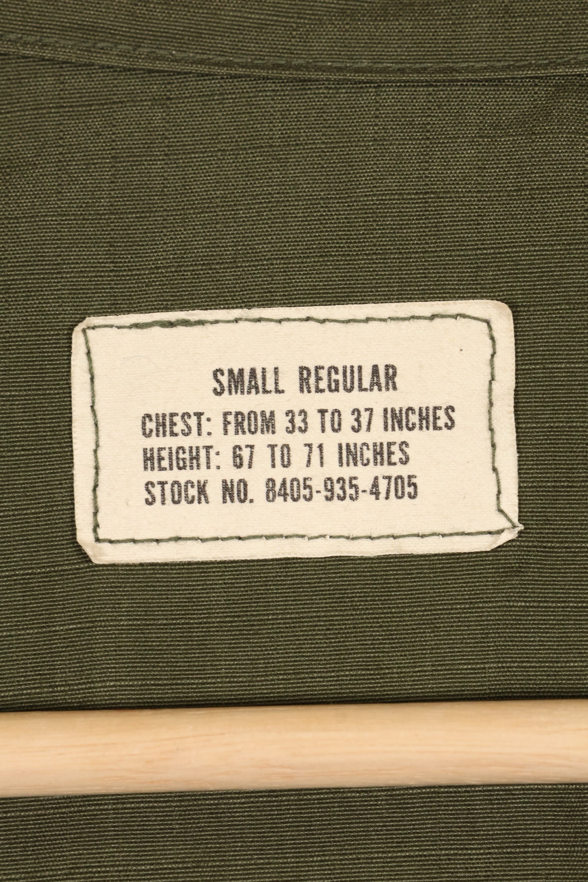 1968年 S-R　4th Model ジャングルファティーグ　ジャケット　JFKセンター　ほぼ未使用品