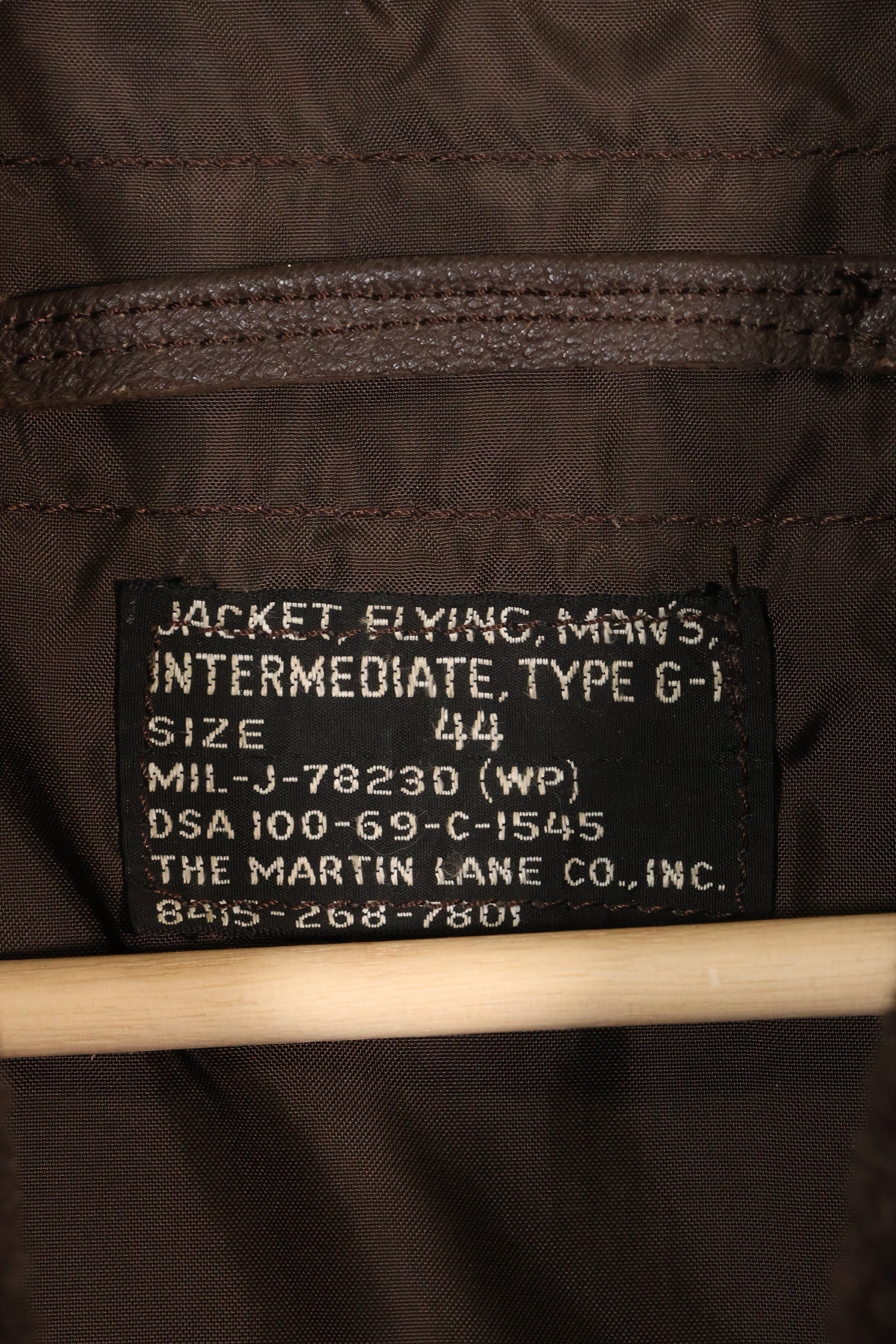 1969年契約　Size 44　アメリカ海軍　G-1　フライトジャケット　大きめサイズ　中古品