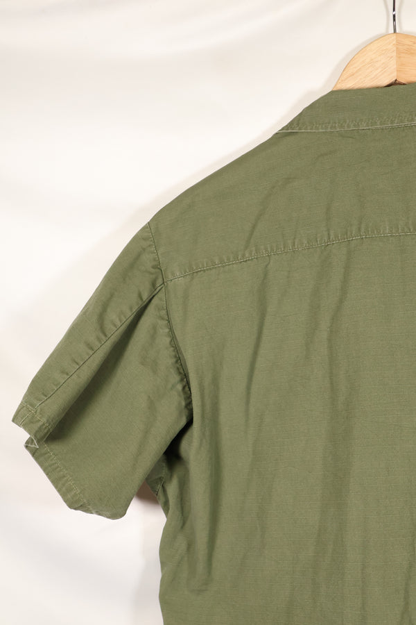 1968年契約　M-S　USAFテープ付　4th Model ジャングルファティーグ　ジャケット　半袖改造　中古品