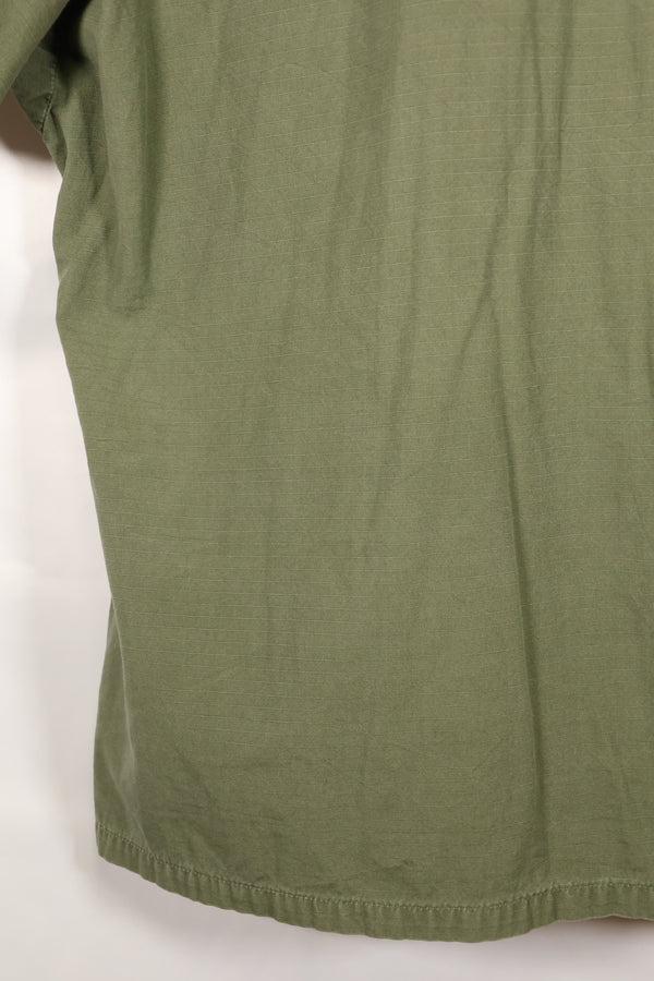 1968年契約　M-S　USAFテープ付　4th Model ジャングルファティーグ　ジャケット　半袖改造　中古品