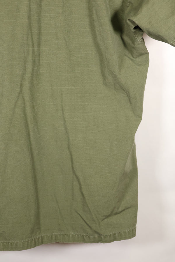 1968年契約　M-S　USAFテープ付　4th Model ジャングルファティーグ　ジャケット　半袖改造　中古品