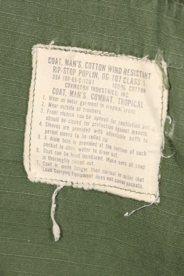 1969年契約　M-R 4th Model 　ジャングルファティーグ　ジャケット 中古品