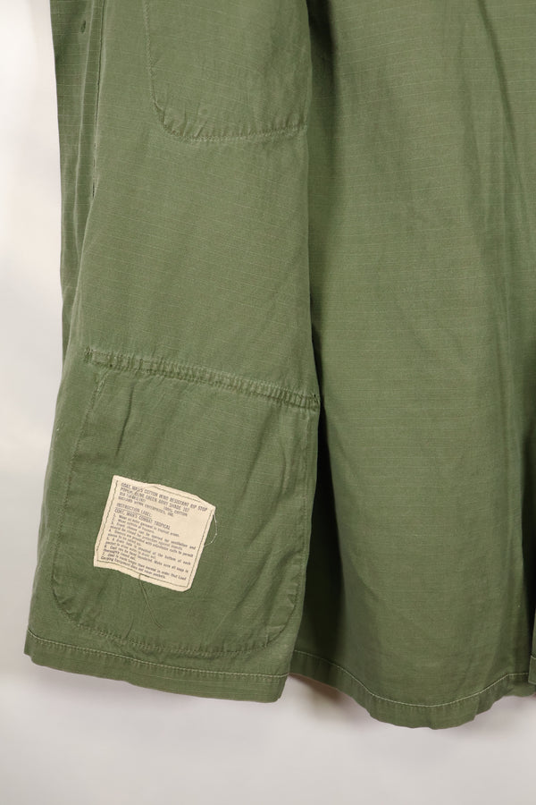 1968年契約　M-S 4th Model ジャングルファティーグ　ジャケット 中古品　US ARMYテープ付