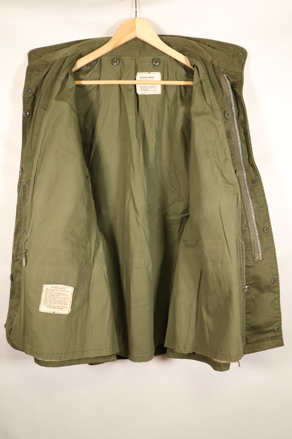 1967年契約　M-R　アメリカ軍　2nd Model M65 フィールドジャケット アルミジッパー　ライナー付　中古品