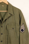 1940年代　アメリカ陸軍　M43 HBT　ユーティリティジャケット　中古品　状態良い