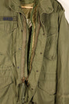 1974年契約　S-R　アメリカ軍　M65 フィールドジャケット　3rd Model ライナー付き　中古品