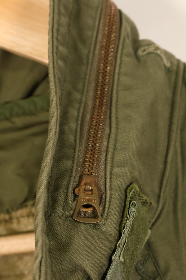 1974年契約　S-R　アメリカ軍　M65 フィールドジャケット　3rd Model ライナー付き　中古品