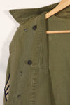 1940年代　アメリカ陸軍　M43 HBT　ユーティリティジャケット　中古品　状態良い