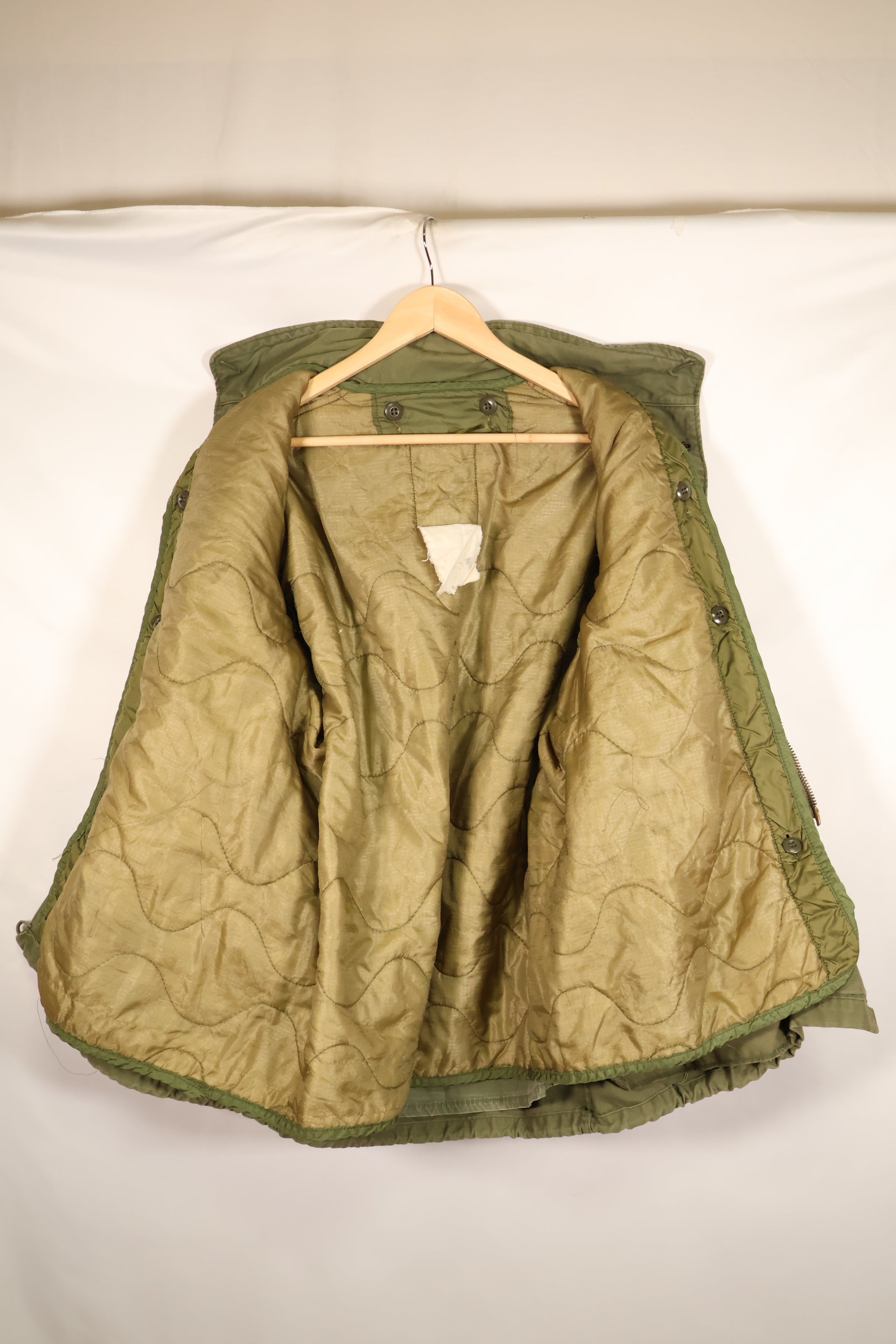 1974年契約　S-R　アメリカ軍　M65 フィールドジャケット　3rd Model ライナー付き　中古品