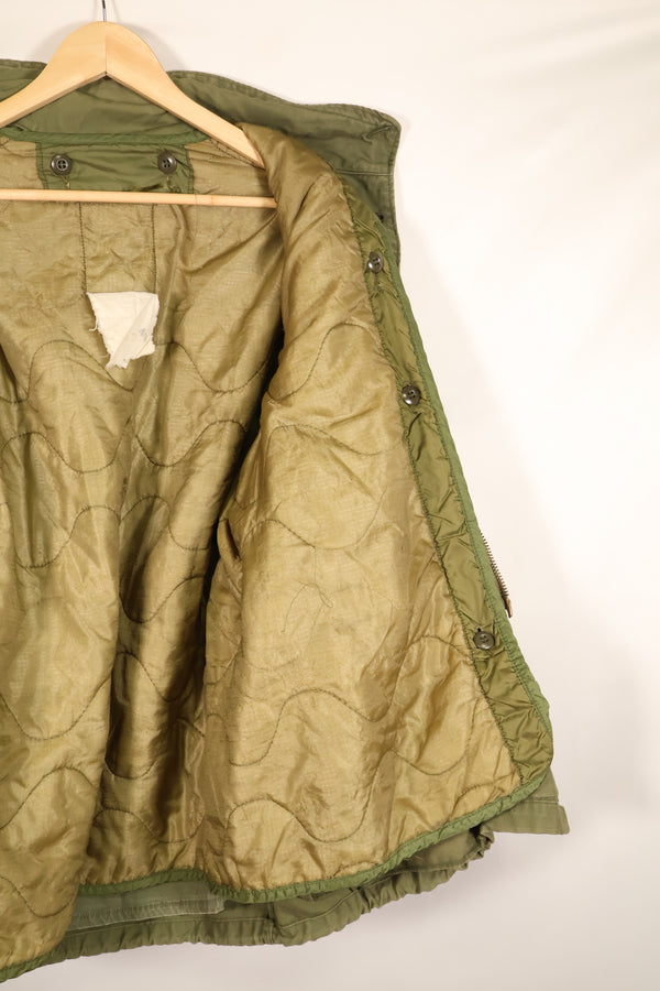 1974年契約　S-R　アメリカ軍　M65 フィールドジャケット　3rd Model ライナー付き　中古品