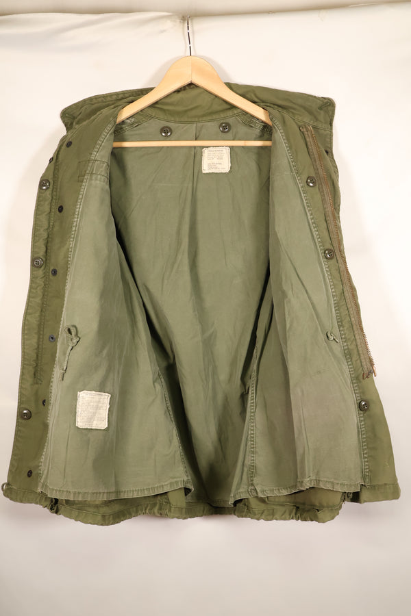1974年契約　S-R　アメリカ軍　M65 フィールドジャケット　3rd Model ライナー付き　中古品