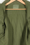 実物　1970年製　オーストラリア軍　ファティーグシャツ　階級章付き　中古品