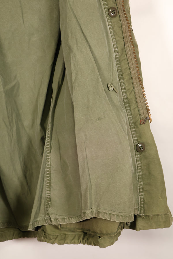 1974年契約　S-R　アメリカ軍　M65 フィールドジャケット　3rd Model ライナー付き　中古品