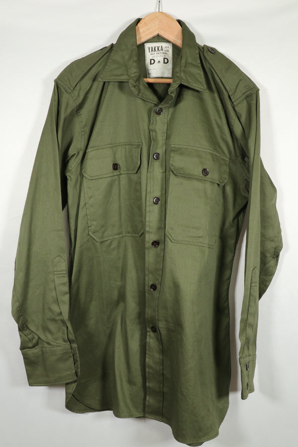 実物　デッドストック品 1967年製　オーストラリア軍　ファティーグシャツ