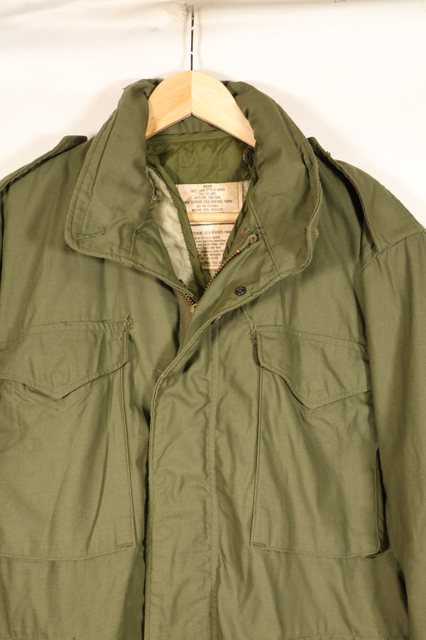 1976年契約　M-R　アメリカ軍　M65　フィールドジャケット　1973年M65パーカーライナー　組合わせ品　中古品