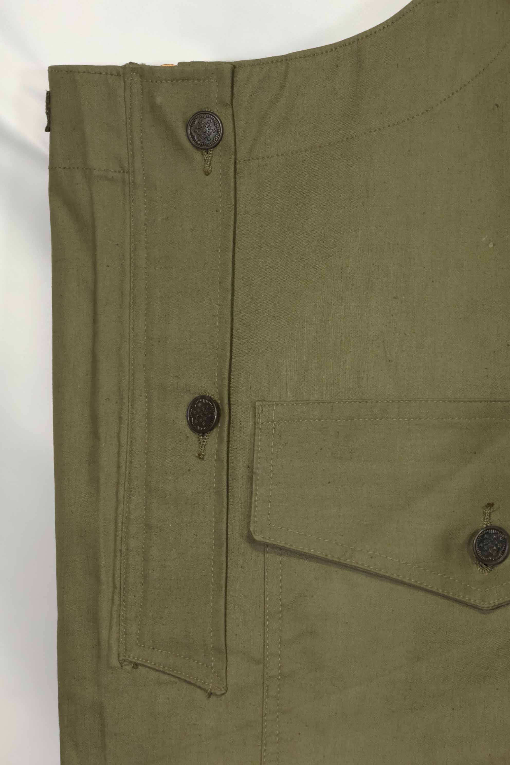 1940年代〜50年代前半　アメリカ海軍　陸軍ボタン　デッキパンツ　レインパンツ　中古品　A