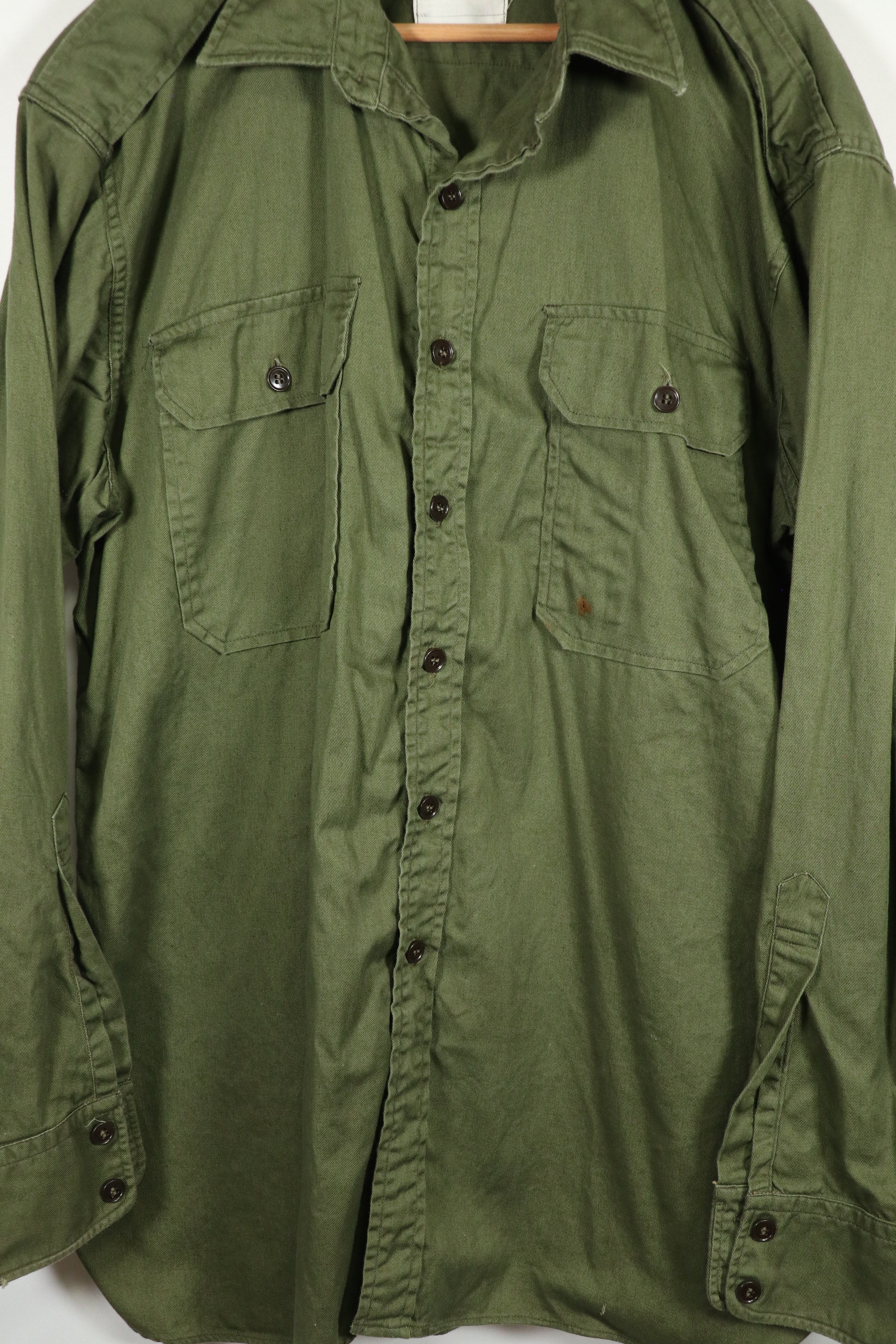 実物　1965年製　オーストラリア軍　ファティーグシャツ　中古品