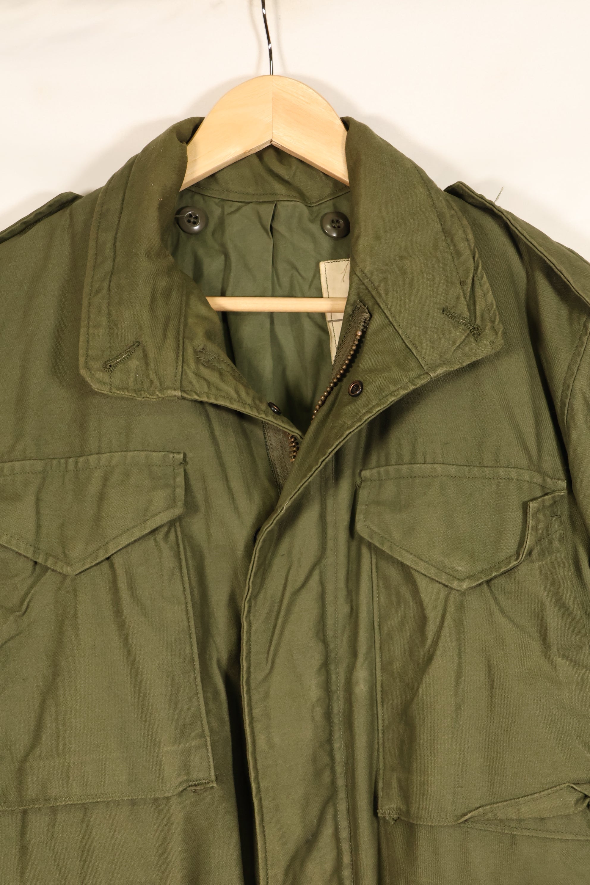1975年契約　S-R　アメリカ軍　M65 フィールドジャケット　状態良い　ジャケットのみ　中古品