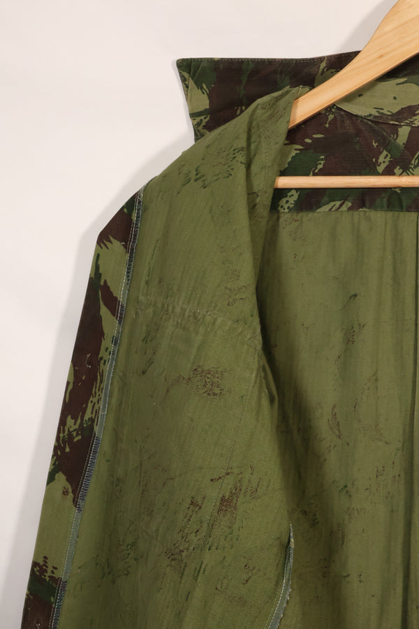 1960年代〜70年代　ポルトガル軍　リザード迷彩　コンバットシャツ　中古品