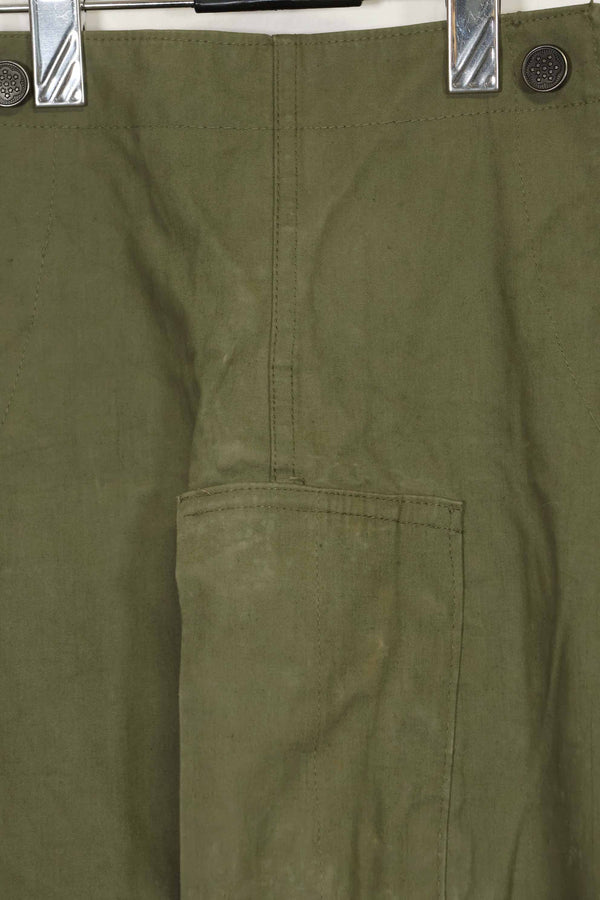 1940年代〜50年代前半　アメリカ海軍　陸軍ボタン　デッキパンツ　レインパンツ　中古品　B