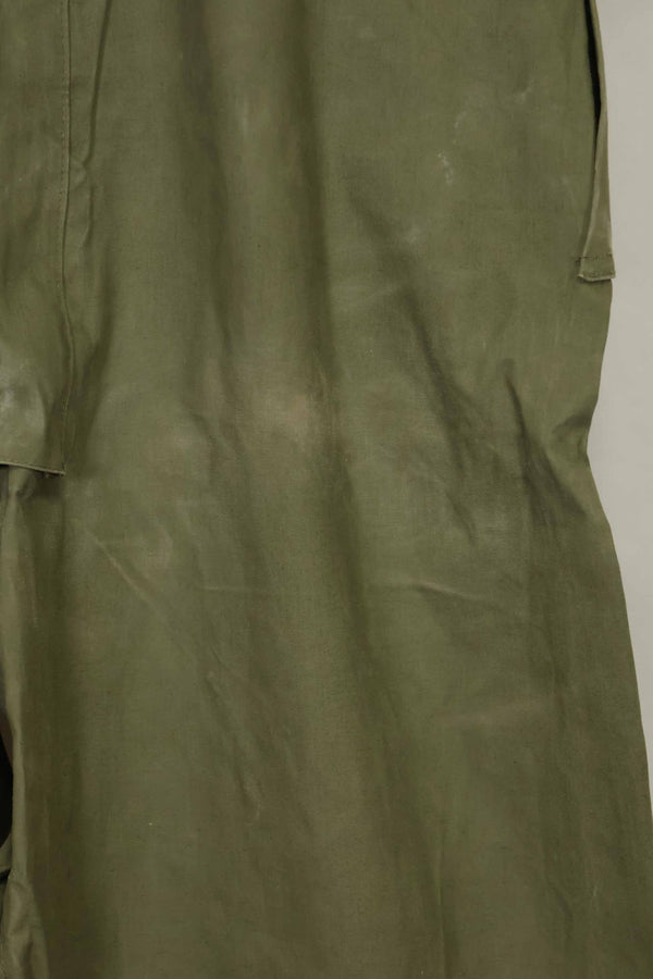 1940年代〜50年代前半　アメリカ海軍　陸軍ボタン　デッキパンツ　レインパンツ　中古品　B