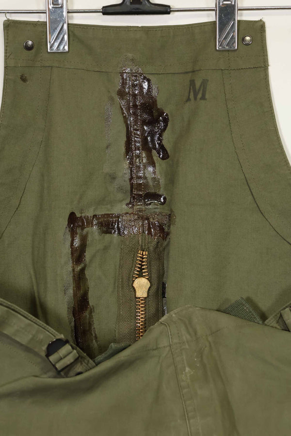 1940年代〜50年代前半　アメリカ海軍　陸軍ボタン　デッキパンツ　レインパンツ　中古品　B