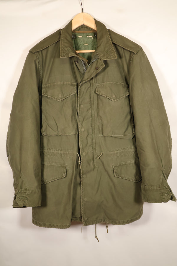 1960年代前半ロット　M-R　アメリカ軍　M51　フィールドジャケット　ライナー付き　中古品