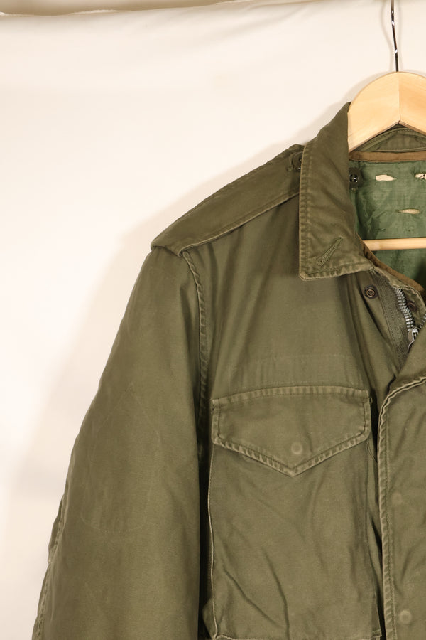 1960年代前半ロット　M-R　アメリカ軍　M51　フィールドジャケット　ライナー付き　中古品