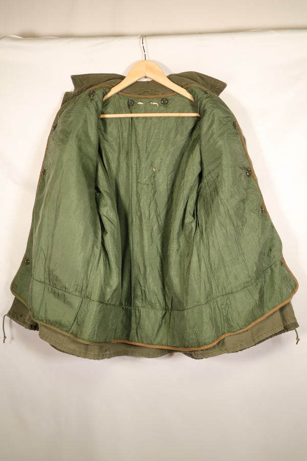 1960年代前半ロット　M-R　アメリカ軍　M51　フィールドジャケット　ライナー付き　中古品