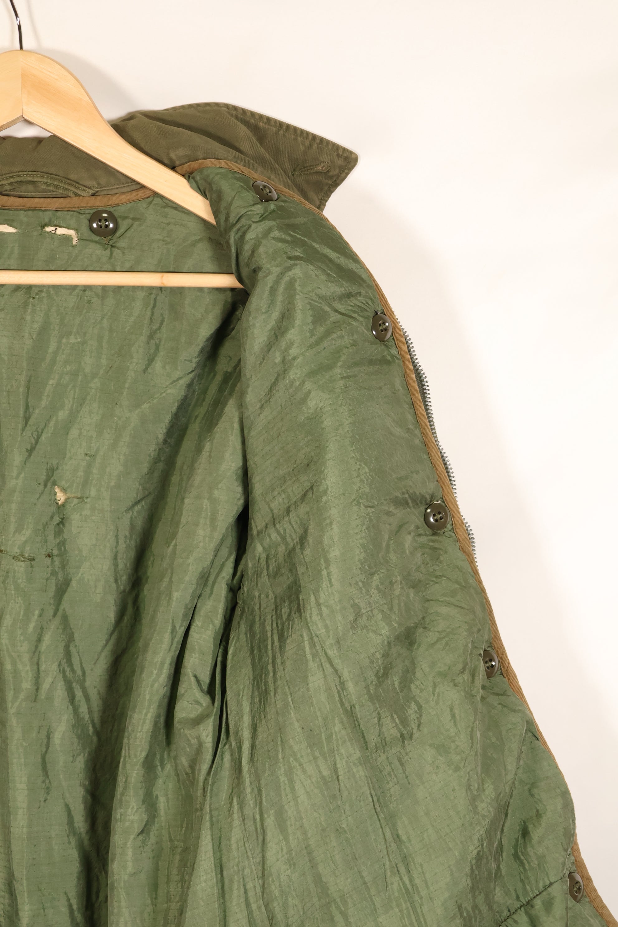 1960年代前半ロット　M-R　アメリカ軍　M51　フィールドジャケット　ライナー付き　中古品