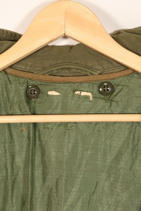 1960年代前半ロット　M-R　アメリカ軍　M51　フィールドジャケット　ライナー付き　中古品