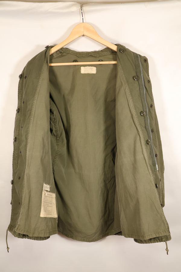 1960年代前半ロット　M-R　アメリカ軍　M51　フィールドジャケット　ライナー付き　中古品