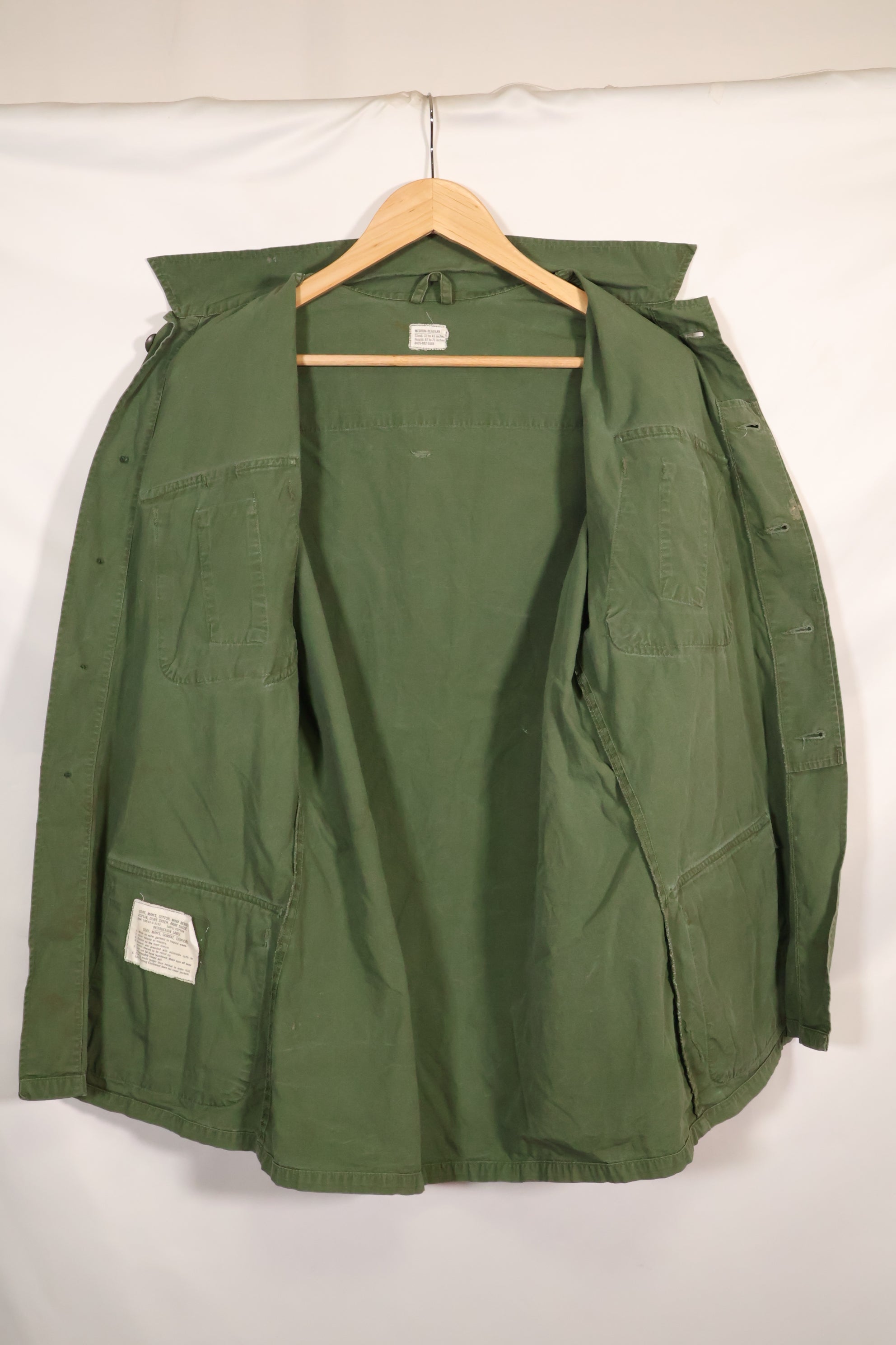 1967年契約　M-R　3rd Model ジャングルファティーグ　ジャケット　状態良い　中古品