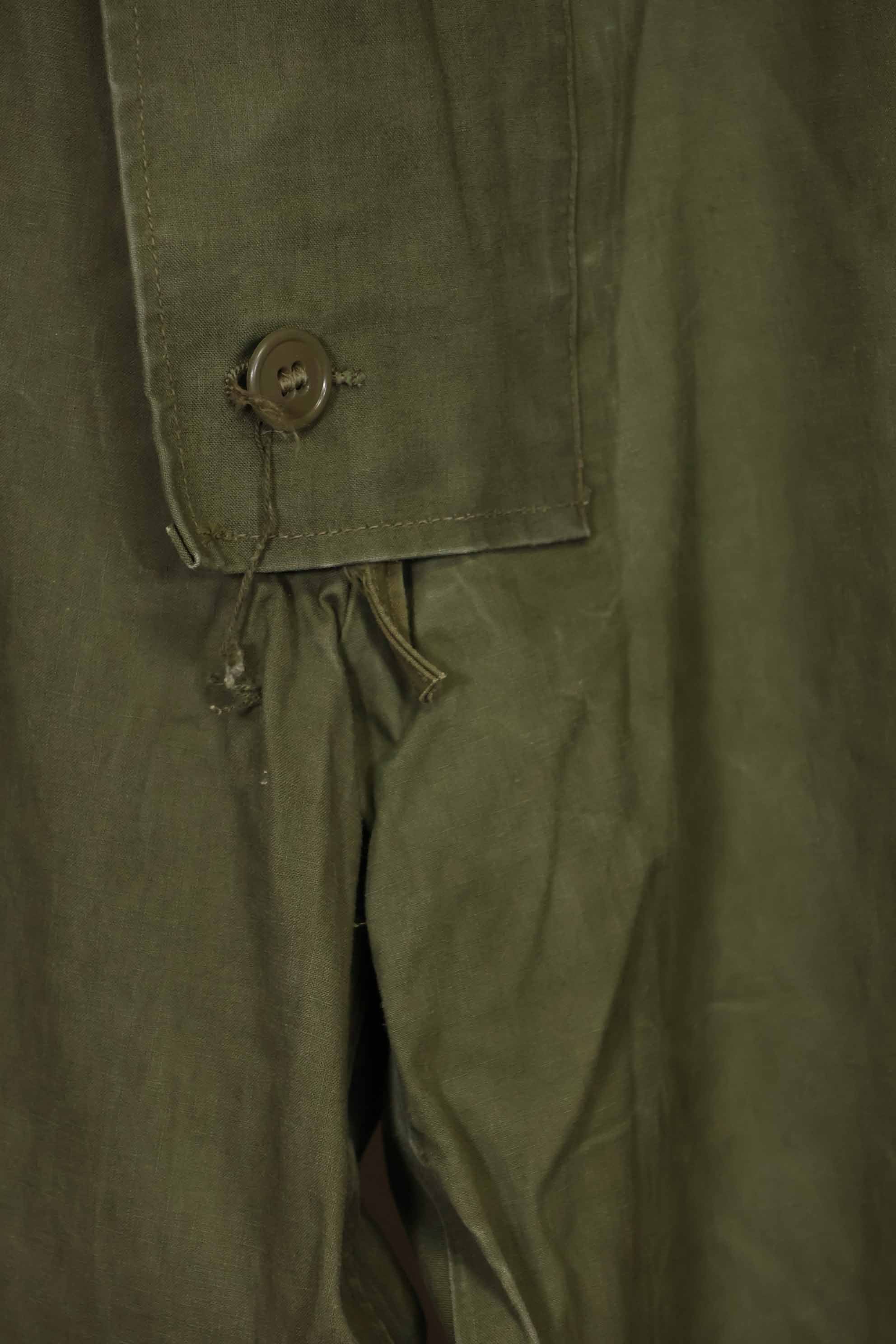 1940年代〜50年代前半　アメリカ海軍　デッキパンツ　レインパンツ　中古品　C