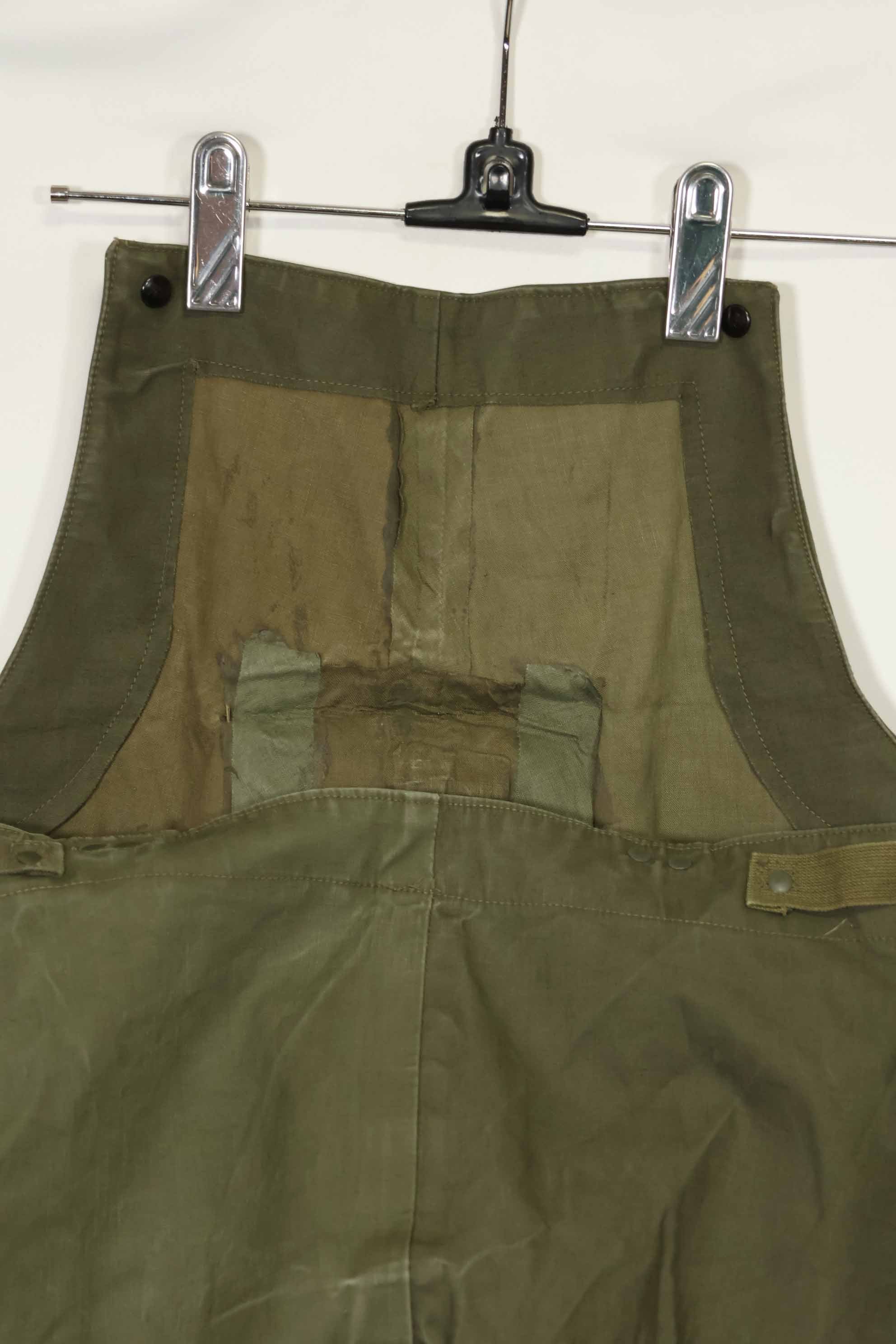 1940年代〜50年代前半　アメリカ海軍　デッキパンツ　レインパンツ　中古品　C