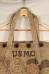 オーダーメイド品　WWII アメリカ海軍　ダッフルバッグ改造　スヌーピーモチーフ　LA Kitzfitz 製