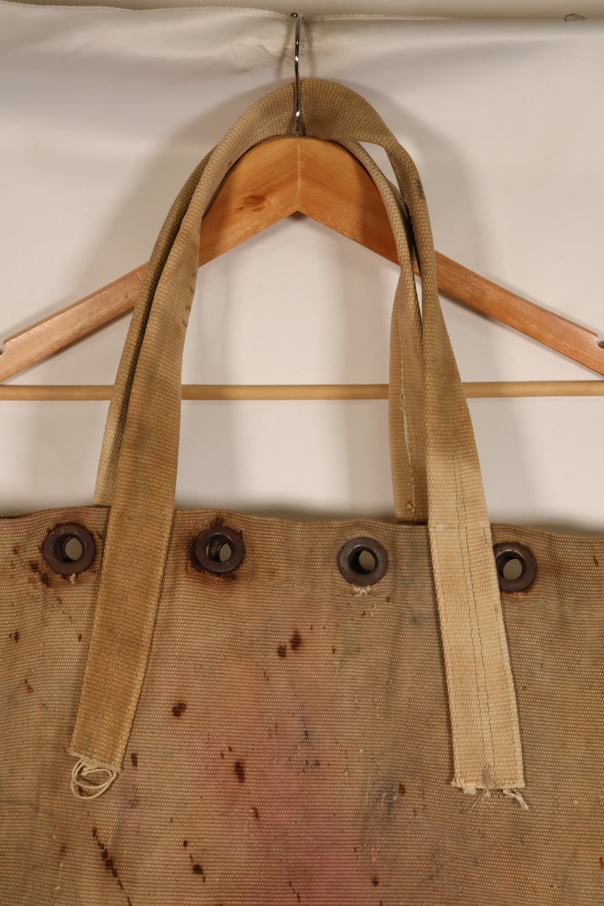 オーダーメイド品　WWII アメリカ海軍　ダッフルバッグ改造　タイガーストライプ　スヌーピーモチーフ　LA Kitzfitz 製