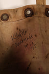 オーダーメイド品　WWII アメリカ海軍　ダッフルバッグ改造　タイガーストライプ　スヌーピーモチーフ　LA Kitzfitz 製