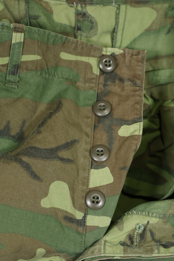 実物　ノンリップストップ　アメリカ軍　ERDL迷彩初期パターン　パンツ　中古品