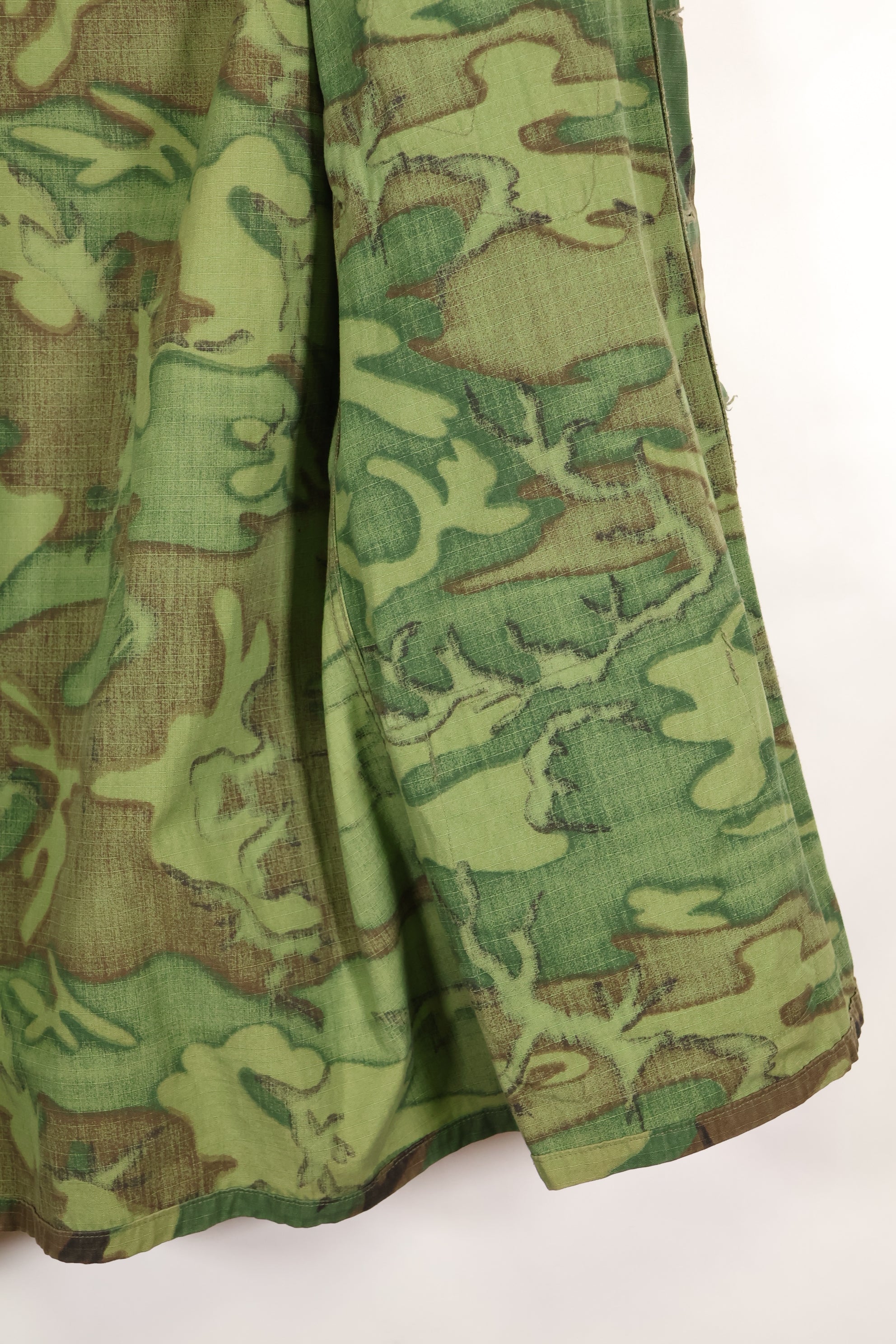 1969年契約　M-R　リップストップ　ERDL迷彩　ジャングルファティーグ　ジャケット　状態良い　中古品