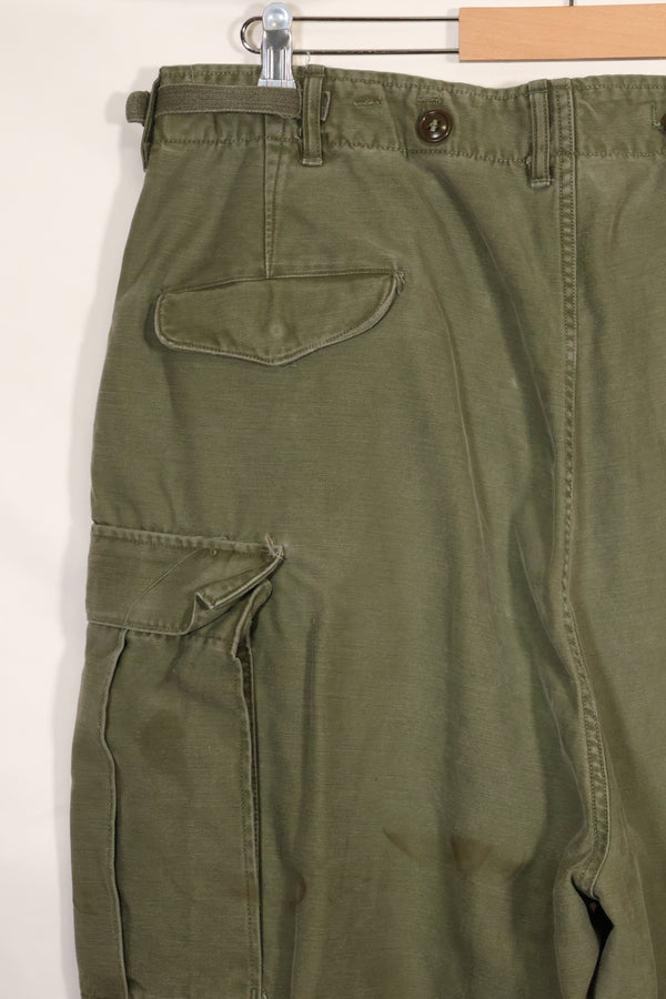 1952年契約　L-L　アメリカ軍　M-1951　フィードパンツ　大きめサイズ　中古品