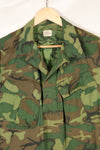1969年契約　M-S　リップストップ　ERDL迷彩　ジャングルファティーグ　ジャケット　褪色あり　中古品