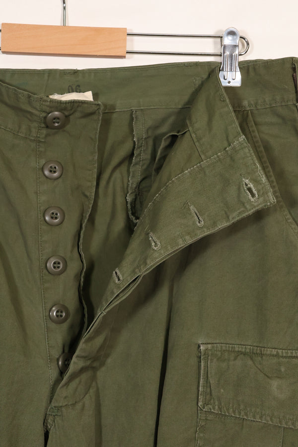 1967年契約　L-L　3rd Model　ジャングルファティーグ　パンツ　裾上げあり　中古品