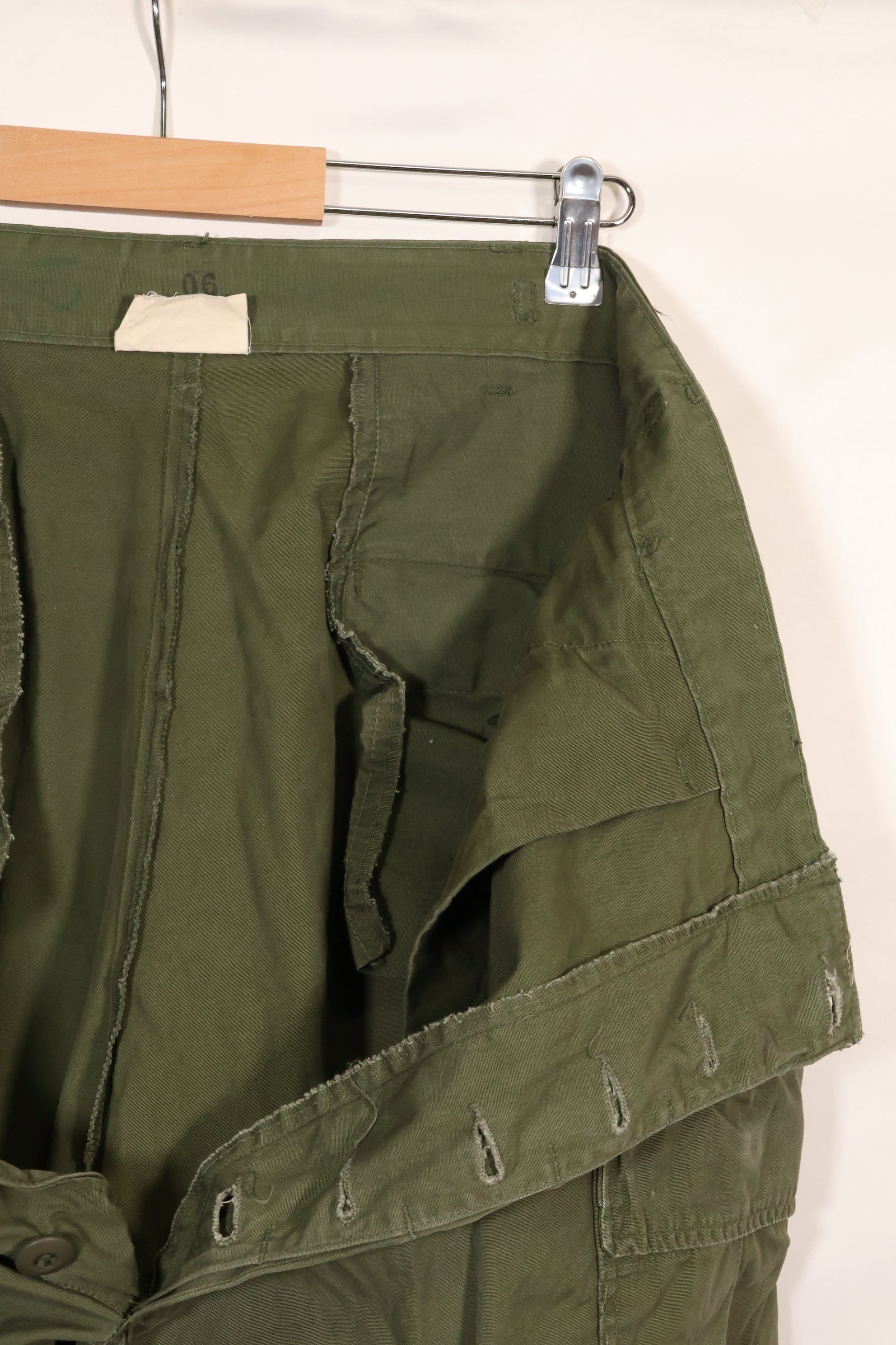 1967年契約　L-L　3rd Model　ジャングルファティーグ　パンツ　裾上げあり　中古品
