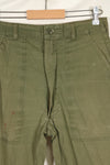1960年代後半　アメリカ軍　OG-107 ポップリン生地製　ユーティリティパンツ　中古品
