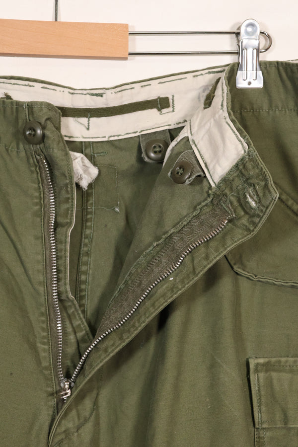 1960年代〜70年代　推定 M-R　アメリカ軍　M65 コットン製　フィールドパンツ　　中古品